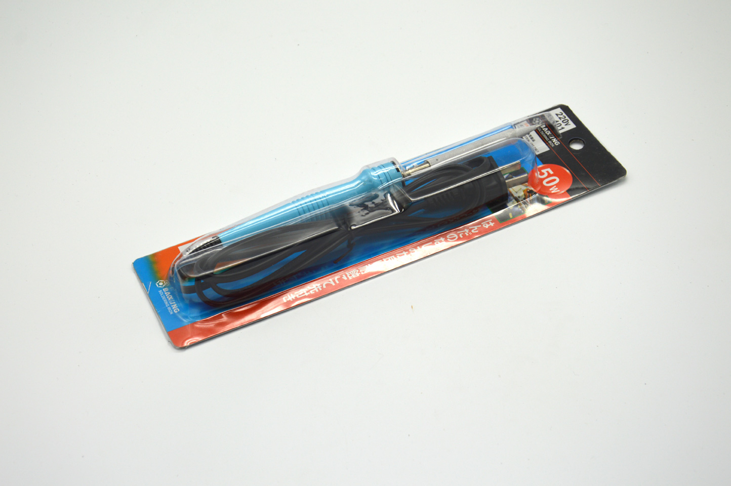 价格:1-9把 13.3元 10-49把 12.35元 50把起 11.4元 宝灵NO.401-220V-50W内热式电烙铁.jpg