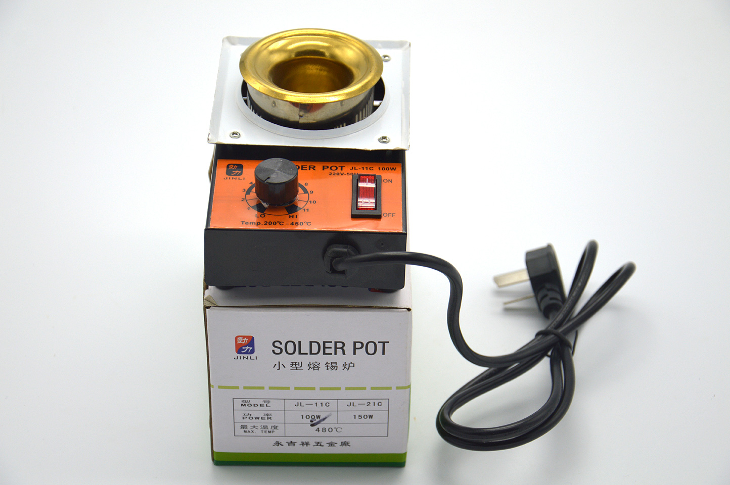 价格:1-9只 37.8元 10-49只 35.1元 50只起 32.4元 劲力JL-11C-100W锡炉-(3).jpg
